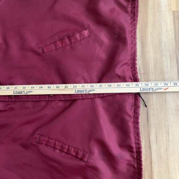 Florida State University FSU Windbreaker Men’s XL Garnet Red 1970's Chalk Line - Picture 10 of 15